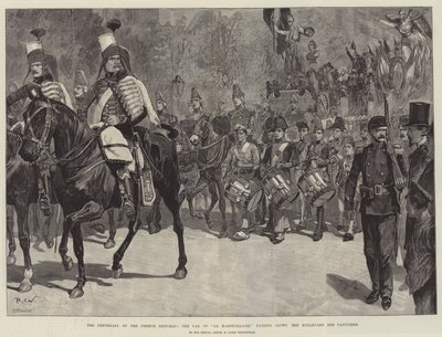 El centenario de la República Francesa, el carro de La Marsellesa pasando por el Boulevard des Capucines de Richard Caton Woodville junior